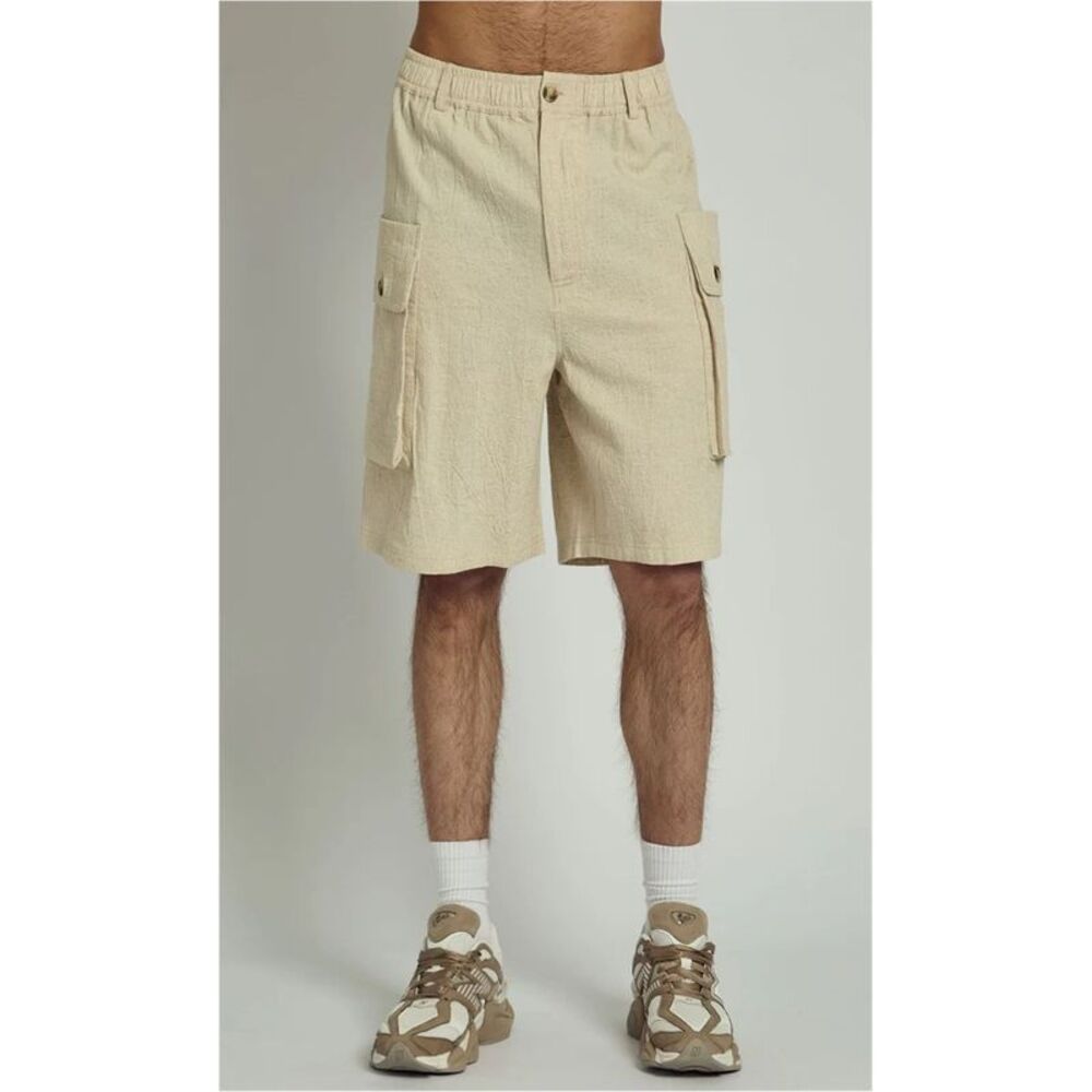 NATIVE YOUTH Mens Oversized Casual Cargo Shorts, NWT